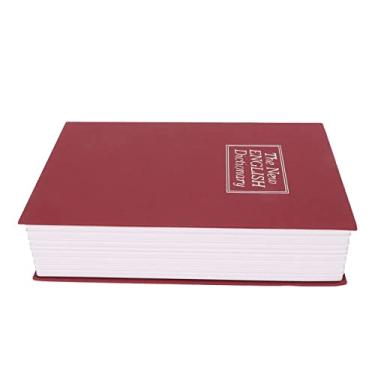 Imagem de Generic Cofre DE Livros, Revestimento DE AçO Inoxidável DE Toque, CAIXA DE POUPANCA, Efeito Decorativo, ProteçãO Confiável para O Lar. (Vermelho)