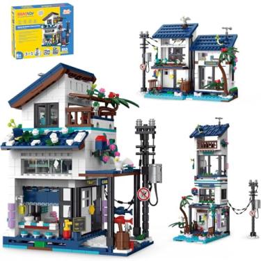 Imagem de Blocos de Montar Construção Brinquedo STEM Arquitetura Edifício Casa DIY 4.9mm Compatív...