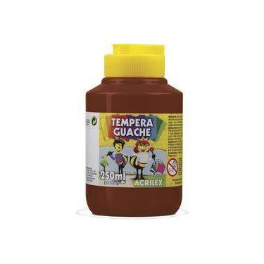 Imagem de Tinta Guache 250ml Magenta Acrilex, Marrom