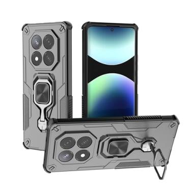 Imagem de SORAKA Capa para Xiaomi Poco X7 com suporte de metal rotativo de 360 graus, peça magnética de ferro para suporte magnético de telefone para carro