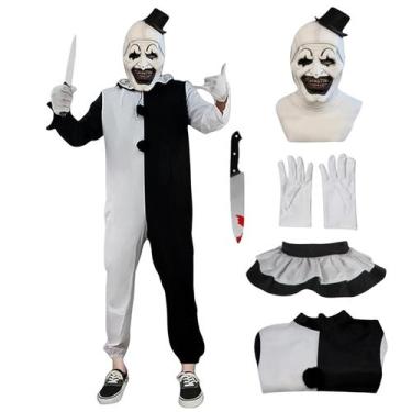Imagem de Conjunto de cosplay de Halloween Moalioi Art The Clown Killer XS