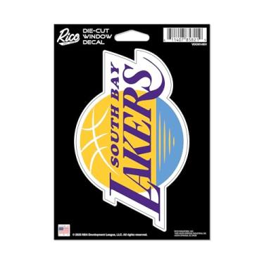 Imagem de Rico Industries G League South Bay Lakers 12,7 cm x 17,8 cm Decalque cortado em vinil - acessório para carro/caminhão/casa