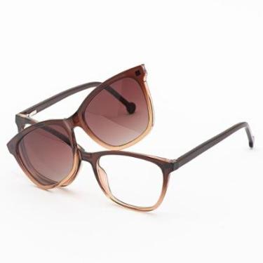 Imagem de Armação De Óculos De Grau Clip On / Deodora-Feminino