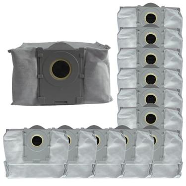 Imagem de Sacos de pó X8 compatíveis com ECOVACS DEEBOT X8 Pro Omni/X9 Pro Omni/T50 Pro Omni/T50 Max Pro Omni/T80 Omni/Yeedi S14 Plus Robot Aspirador, 4 camadas de filtragem eficaz (12 peças)