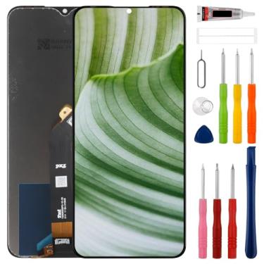 Imagem de SWARK Novo visor LCD para Infinix Smart 6 Plus X689, X6823 Touch Screen Digitalizador de Substituição com Kit de Ferramentas de Reparo Atualizado - Preto