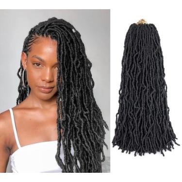 Imagem de Crochet Hair Love ORNAN Faux Locs Soft Locs 18 polegadas, 7 pacotes