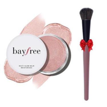Imagem de Conjunto de blush de maquiagem Bayfree Multi Cream Blush com pincel ve