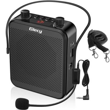 Imagem de Amplificador de voz Giecy 30W portátil com microfone com fio