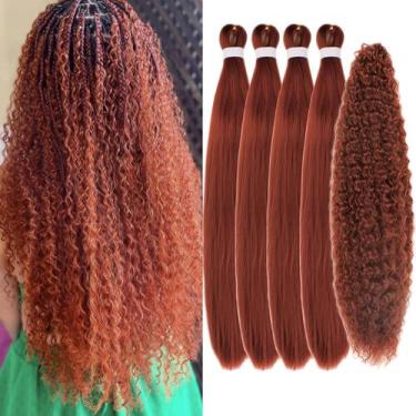 Imagem de Braiding Hair Gozill Ginger Boho Braids pré-esticadas