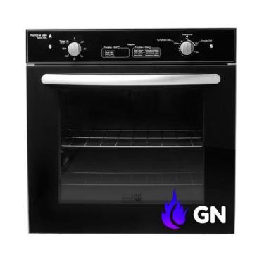 Imagem de Forno a Gás GN de Embutir Stelar 85 Litros Spazio Preto, Preto, 110V, 
