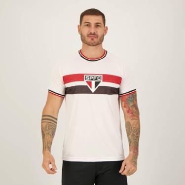 Imagem de Camisa São Paulo Shade Branca e Vermelha