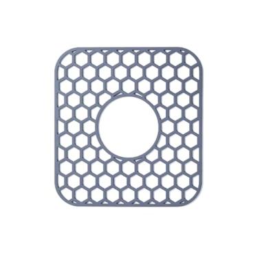 Imagem de BestYiJo Protetores de pia de silicone para pia de cozinha - Tapete antiderrapante resistente ao calor com função de drenagem para fundo de pias de aço inoxidável e porcelana, pode ser lavado na