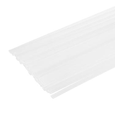 Imagem de HARFINGTON 5 conjuntos (10 peças) hastes de solda de plástico 101,6 cm tiras de solda PP hastes de soldagem para para-choques de carro, caiaque, reparo diário, para-choques de plástico, branco