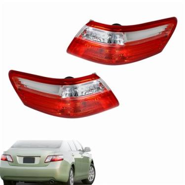Imagem de waltyotur Um par de luz traseira de substituição do lado esquerdo e direito para Toyota Camry 2007 2008 2009 luz de freio de carro peça 8155006240 8155133340