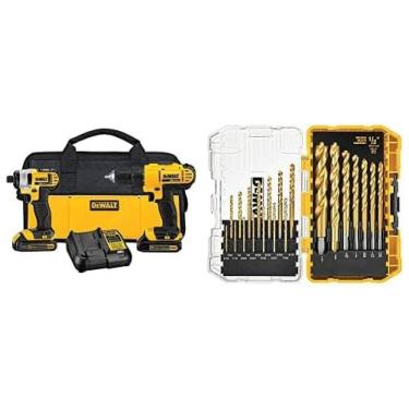 Imagem de DCK240C2 DW1361 Kit Ferramentas com 21 Peças, DEWALT, Amarelo