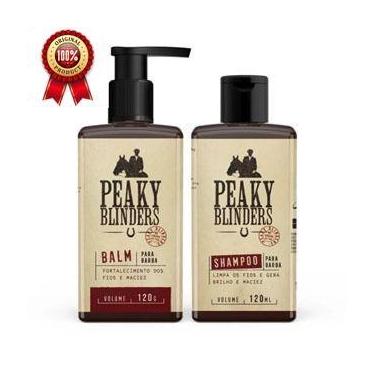 Imagem de Kit barba peaky blinders shampoo + balm - Don Alcides