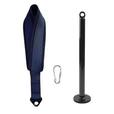 Imagem de Fenteer Cinta de braço para luta livre, braço, dedo, pulso, antebraço, exercitador, fortalecedor, 38 cm, com mosquetão, para condicionamento de pulso em, Preto