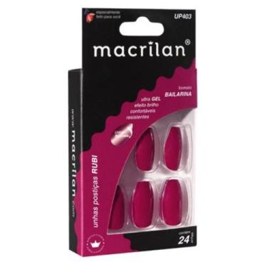 Imagem de Unhas Postiças Bailarina Rubi UP403 - Macrilan