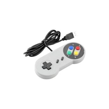 Imagem de Controlador de joystick tipo Snes USB Arcade para emuladores - Lightbe