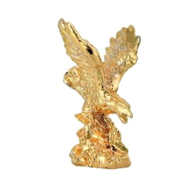 Imagem de Baoblaze Estátua de águia, decoração de mesa, artesanato, decoração para casa, coleção de escultura de resina, estatueta de animal para escritório, quarto, Style B