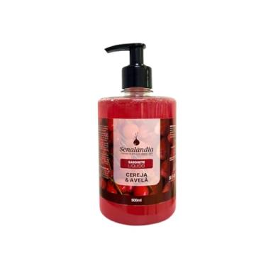 Imagem de Sabonete Líquido Hidratante (500ml ou 1 Litro) | Escolha Seu Tamanho e Aroma | Suave para Mãos e Corpo (500 ml, Cereja com Avelã)