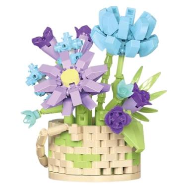 Imagem de Blocos de Montar Flore Margarida no Vaso Decorativo 321Pçs - Castela