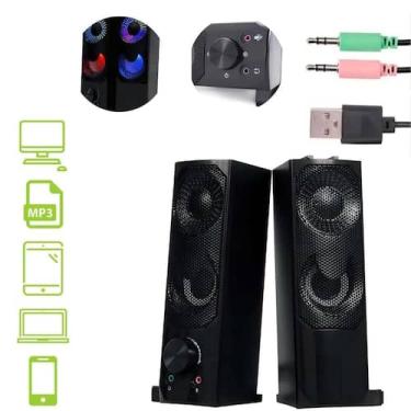 Imagem de Mini Caixa De Som Gamer RGB - Rick Imports