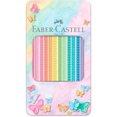 Imagem de Lapis De Cor Com 12 Cores Sparkle Faber Castell