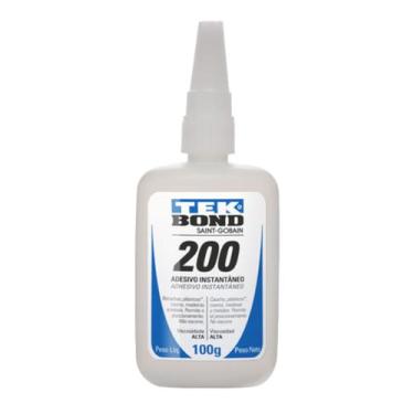 Imagem de Adesivo Cola Multiuso Tekbond 200 Gel Viscosa Instantâneo, 100g