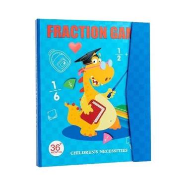 Imagem de Quebra-Cabeças Magnéticos De Frações Montessori Brinquedos Educativos 