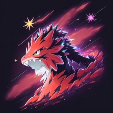 Imagem de Adesivo de Parede Infantil Estilo Anime e Monstros Fofos - Decoração Colorida e Divertida 30x30cm