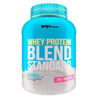 Imagem de Whey Protein Blend Standard 2Kg Morango Brnfoods