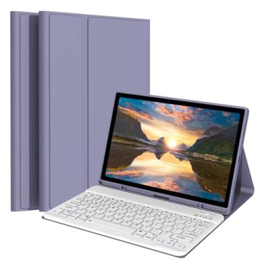 Imagem de Ocricll Case with Keyboard for Samsung Galaxy Tab A8 (Lavender)