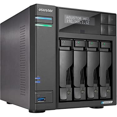 Imagem de Storage NAS Asustor Lockerstor 4 Gen2 AS6704T (Intel Celeron N5105 Quad-Core 2.0GHz (burst up 2.90 GHz)/4GB SO-DIMM DDR4 Max.16GB/2x 2.5 Gigabit Ethernet (2.5G/1G/100M)/4Baias/Max.80TB/TORRE/4 x M.2 N