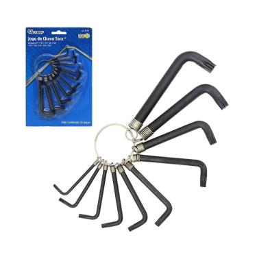 Imagem de Chave Torx T9 A T50 10 Peças Western