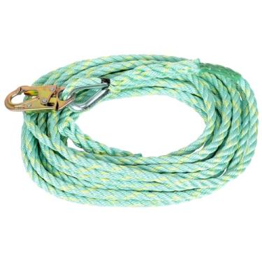 Imagem de Peakworks Linha de vida vertical premium - corda de poliaço de proteção contra quedas de 1,5 cm de diâmetro feita para construção, telhado, escalada em rocha/árvore - compatível com ANSI e OSHA