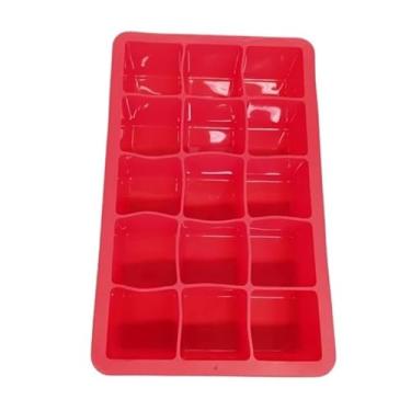 Imagem de Forma de Gelo com Tampa em Silicone, Prática para Organização na Cozinha, 15 Cavidades e Fácil de Guardar(2)