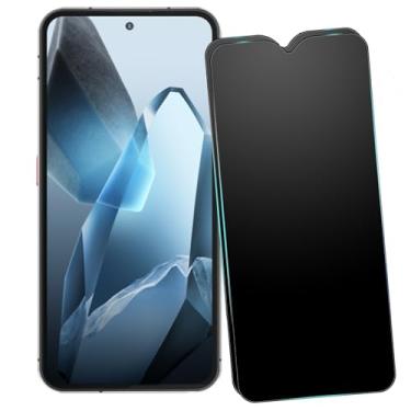 Imagem de MAOUICI Película de vidro temperado para Oukitel C68 Privacy Screen Protector (17.1 cm), rigidez 9H HD transparente anti-impressão digital [2 unidades]