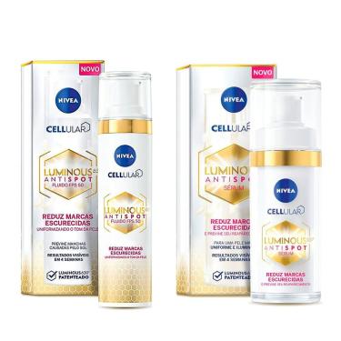 Imagem de Kit 1 Nívea Luminous 630 Sérum Facial Avançado Antimarcas Escurecidas 30ml