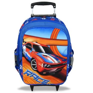 Imagem de Mochila Race Corrida Radical Rodinhas Tamanho G para Pré-Escola e Ensino Fundamental