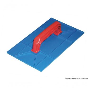 Imagem de Desempenadeira Azul Zumplast Corrugada 12X22Cm