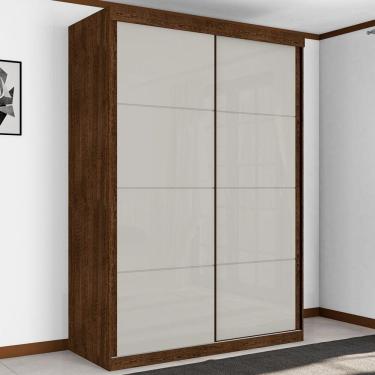 Imagem de Guarda Roupa Solteiro Duas Portas Deslizantes Off White