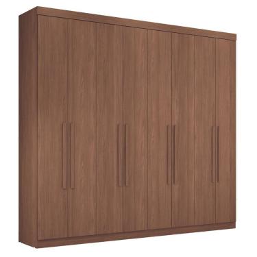 Imagem de Guarda Roupa Casal 8 Portas 4 Gavetas Paris Jatobá