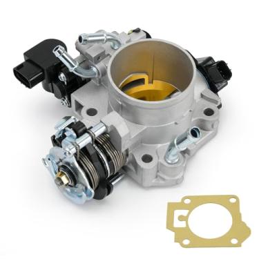 Imagem de Xxamz Conjunto do corpo do acelerador elétrico de injeção de combustível compatível com Honda Accord DX EX LX SE 2.4L 03-05 Honda Element DX EX LX 2.4L 03-0616400RAAA61 16400RAAA62 16400RAAA63