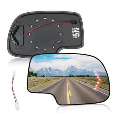 Imagem de Aritoxy Substituição do espelho aquecido do lado direito para Chevy Silverado 2003-2006, Avalanche, Suburban, Tahoe e GMC Sierra Yukon XL 1500 2500 3500 HD, vidro retrovisor lateral externo do