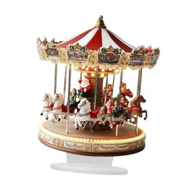 Imagem de IEUDNS Placa de mesa decorativa de Natal em acrílico 2D, artigos para festas, artesanato, decoração natalina, enfeite de Natal para prateleira ou quarto.