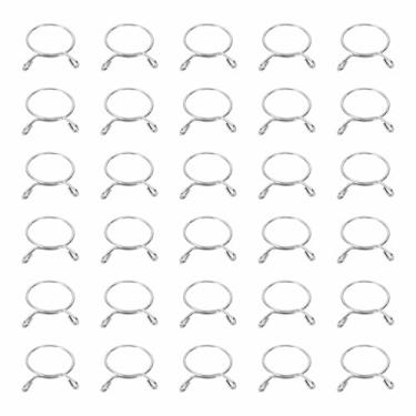 Imagem de HARFINGTON Clipes de mangueira de linha de combustível 30 peças 50 mm ID 57 mm OD 304 tubos de aço inoxidável clipes de mola para mangueira de ar, tubo de água, motocicleta, scooter, quadriciclo