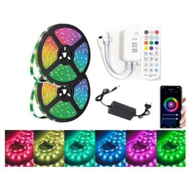 Imagem de Smart Fita de LED 5050 10 METROS BLUETOOTH Ritmica Musical para decoração de SANCA Quarto TV