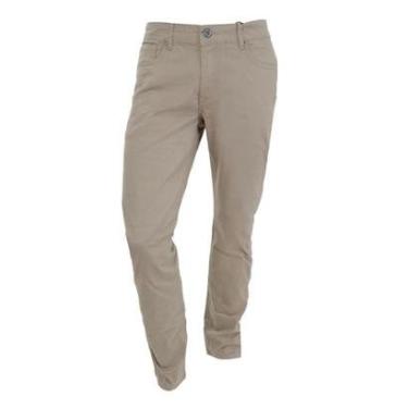 Imagem de Calça Sarja Masculina King&Joe Slim Fit Bege - CL2212-Masculino