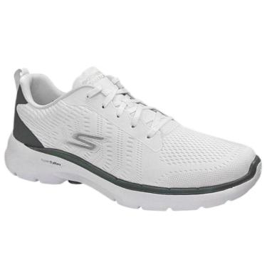 Imagem de Tênis Skechers Go Walk 6 Masculino - Branco 39-Masculino